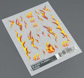 P4008 Blazin' Flames Dry Transfer