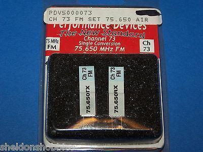 PERFORMANCE (AIRTRONICS) 75.650 MHz FM SINGLE CONVERSION CH- 73 #PDV500-073