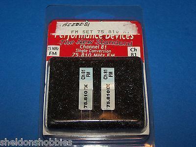 PERFORMANCE (AIRTRONICS) 75.810 MHz FM SINGLE CONVERSION CH-81 #PDV5000081