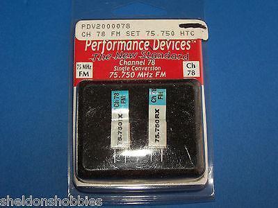 PERFORMANCE (HITEC) 75.750 MHz FM SINGLE CONVERSION CH-78 #PDV2000078