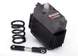 Servo, digital high-torque, metal gear (ball bearing), waterproof/ servo saver spring/ steering link