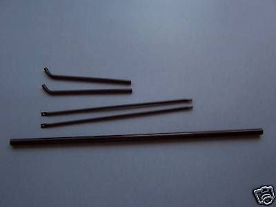 EVO FLIGHT ALUMINUM PARTS SET BLACK SHOGUN400 EVH165172