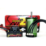 Castle 1/8 Mamba Monster 2 Waterproof ESC/2200Kv Sensored Brushless Motor Combo: 6.5mm Bullet - CSE010010803