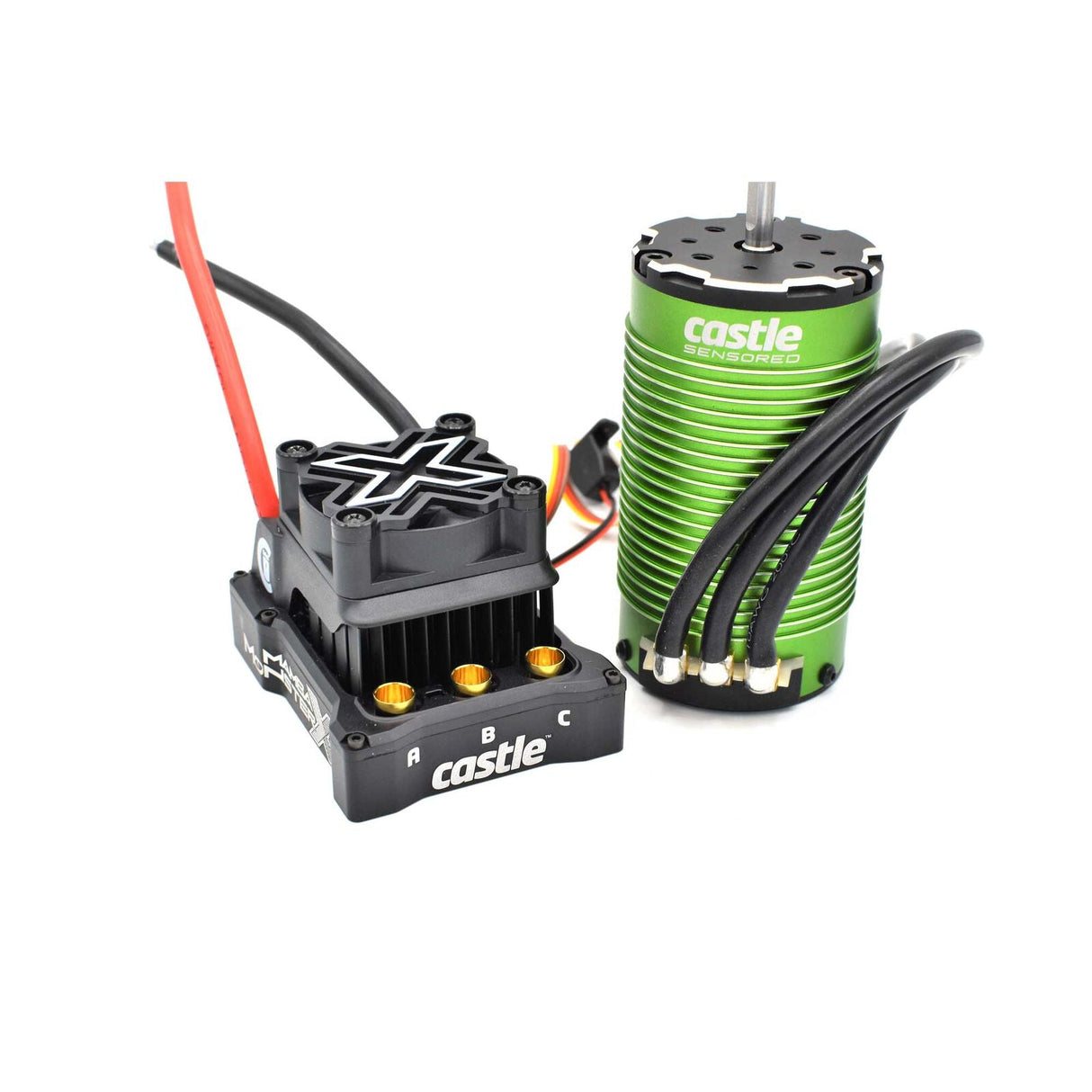 Castle Creations 1/6 Mamba Monster X Brushless ESC / 1717-1650Kv Sensored Motor Combo - CSE010016502