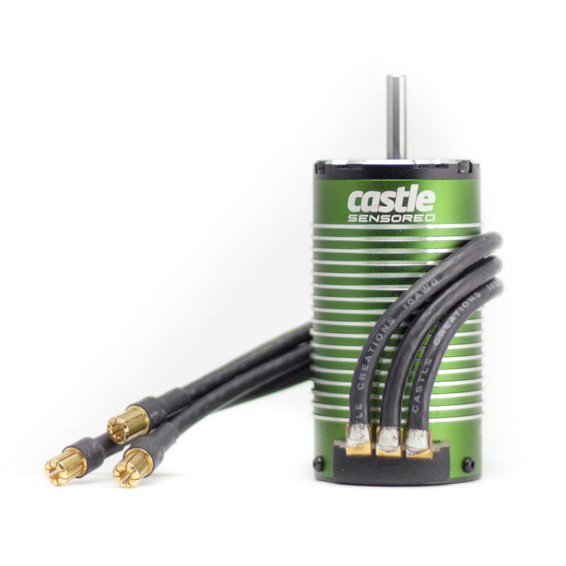 1/8 4-Pole Sensored Brushless Motor, 1515-2200Kv: 4mm Bullet