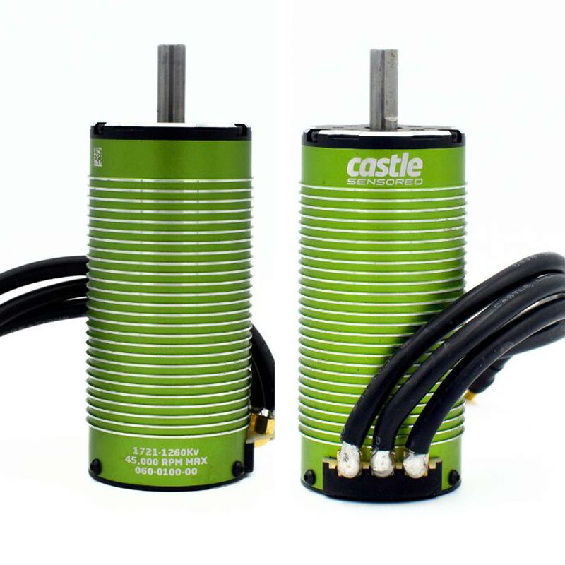 1721-1260Kv Brushless Sensored 4 Pole Motor - CSE060010000