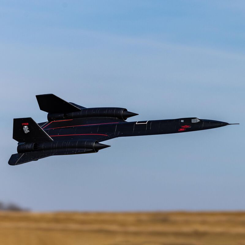 E-Flite SR-71 Blackbird Twin 40mm EDF BNF Basic with AS3X and SAFE Select