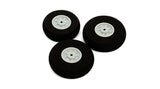 Wheel Set:Cessna 150 Aerobat 250 (2)40mm,(1)35mm  by E-flite