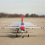 F-16 Thunderbirds 70mm EDF Jet BNF Basic with AS3X and SAFE Select - EFL78500