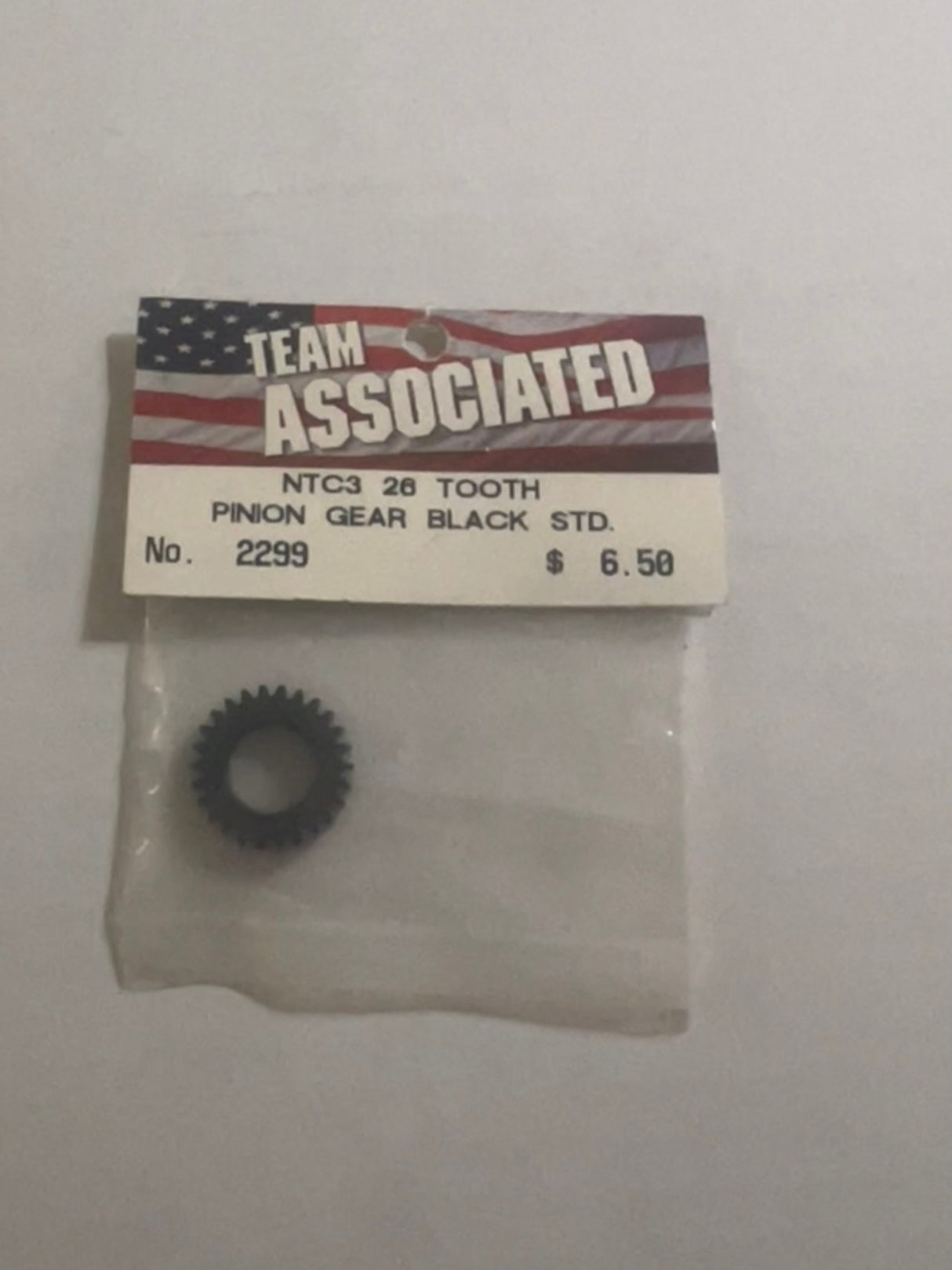 NTC3 26 TOOTH PINION GEAR BLACK STD-ASC2299