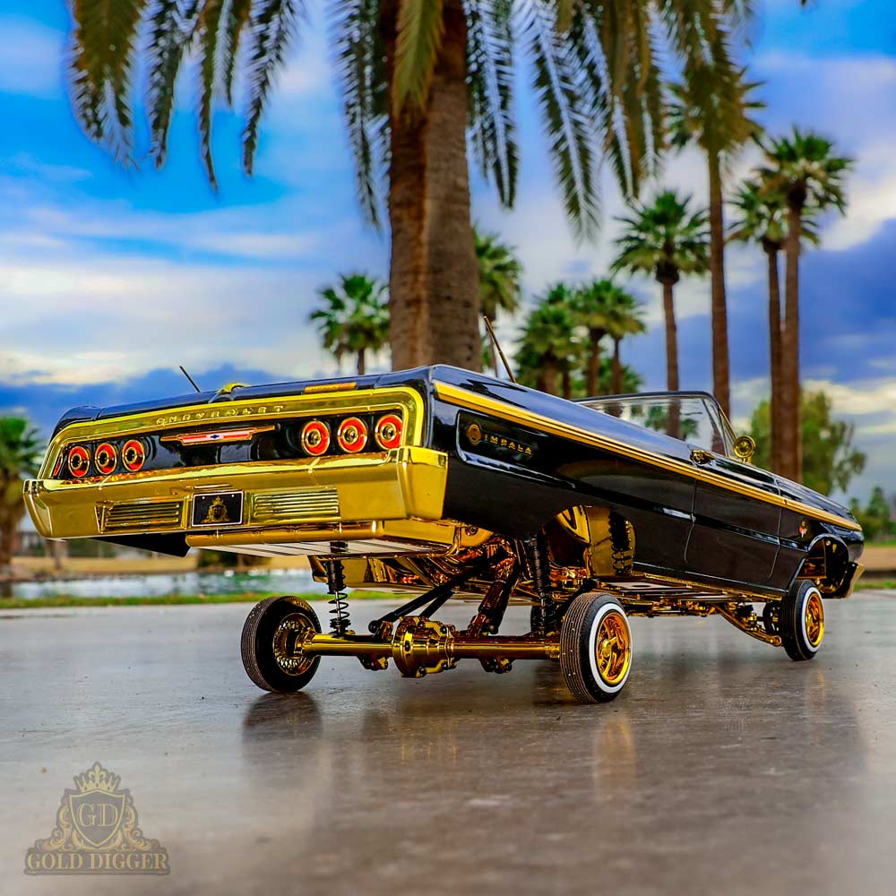Redcat SixtyFour RC Car - Gold Digger - Special Edition 1:10 1964 Chevrolet Impala Hopping Lowrider