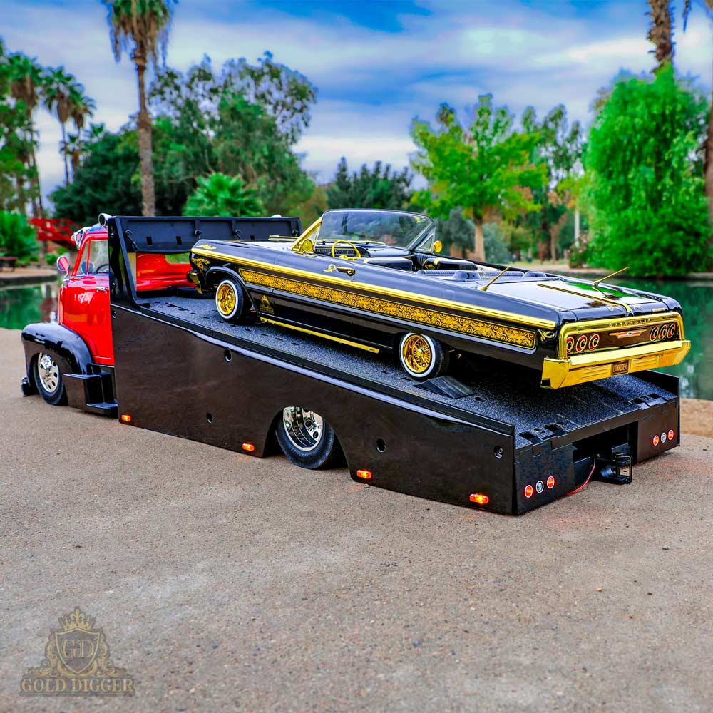 Redcat SixtyFour RC Car - Gold Digger - Special Edition 1:10 1964 Chevrolet Impala Hopping Lowrider