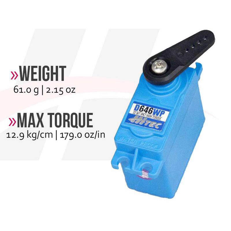 D646WP Standard Digital High Torque Waterproof Metal Gear Servo - HRC36646