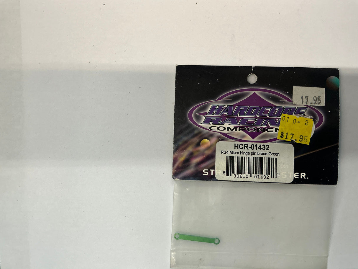 HARDCORE RACING RS4 Micro Hinge Pin Brace-Green HCR01432