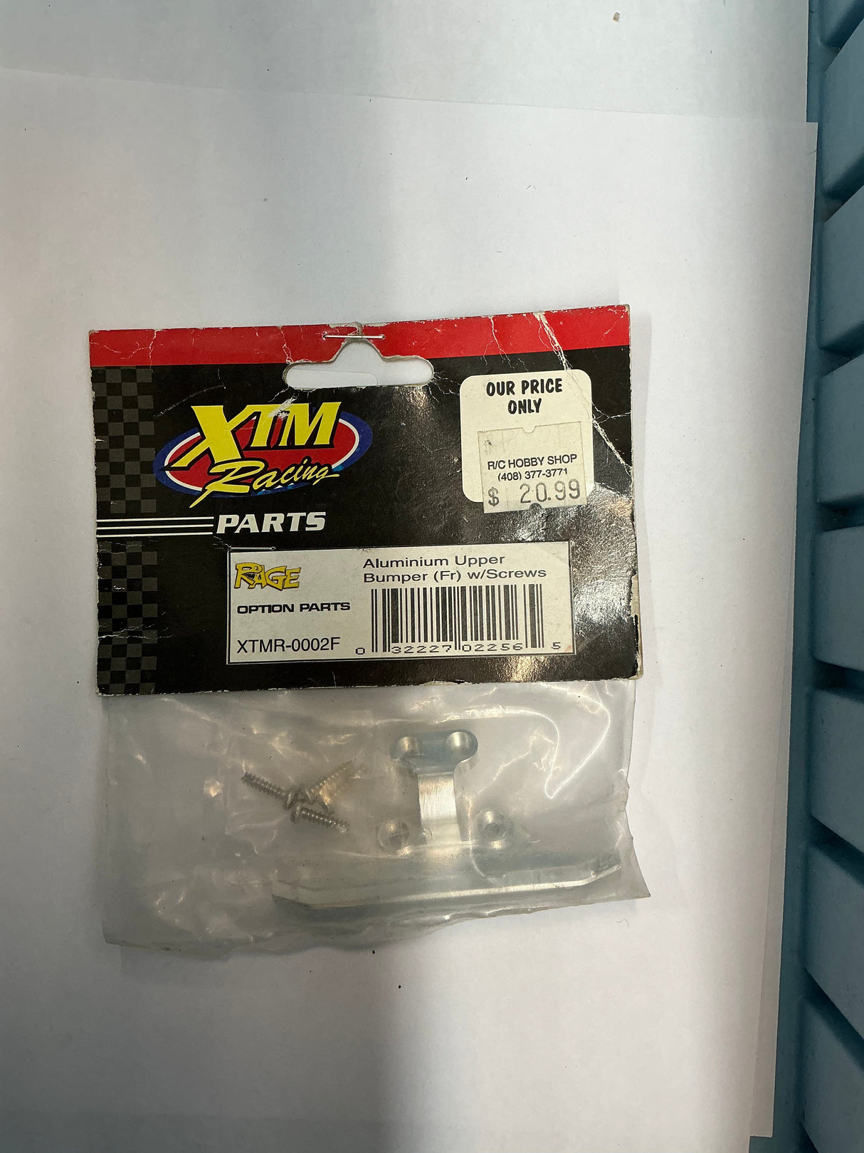 XTM Racing Aluminium Upper Bumper (Fr) w/Screws XTMR0002F