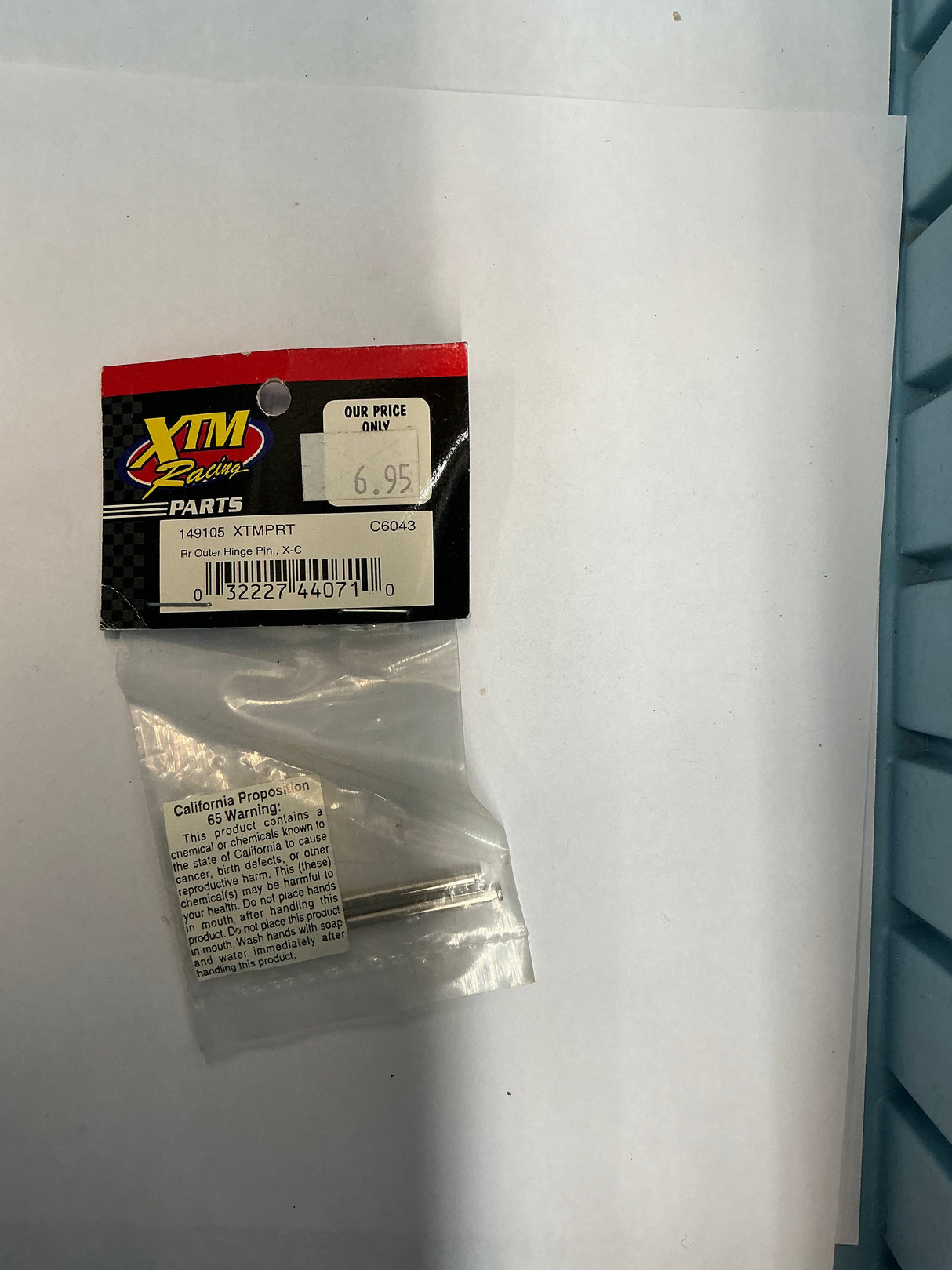 XTM Racing Rr Outer Hinge Pin, X-C XTMPAT 149105
