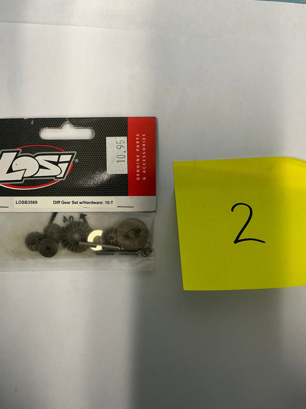 LOSI Diff Gear Set w/Hardware: 10-T LOSB3569