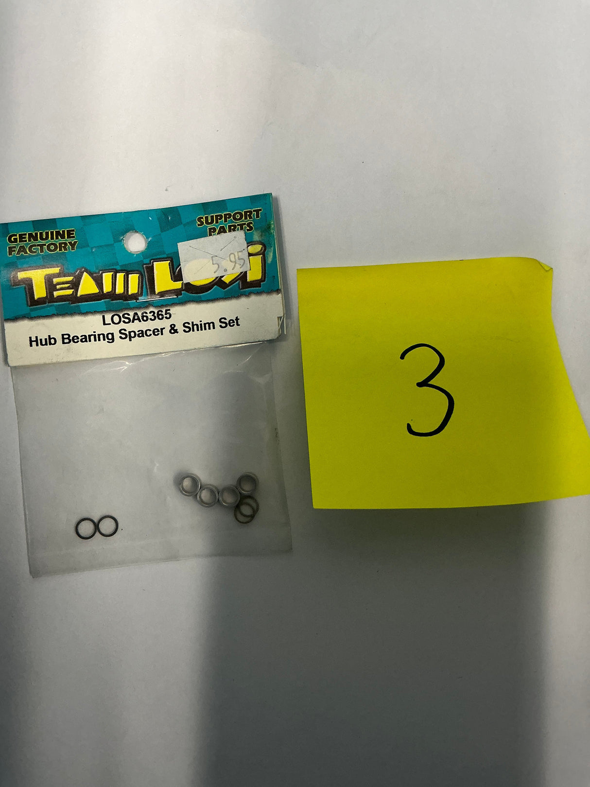 TEAM LOSI Hub Bearing Spacer & Shim Set LOSA6365