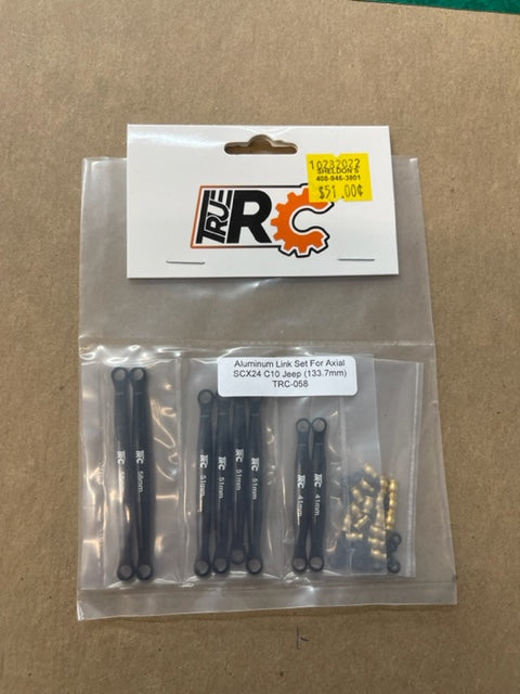 aluminum link set for axial SCx24 C10 jeep TRC-058