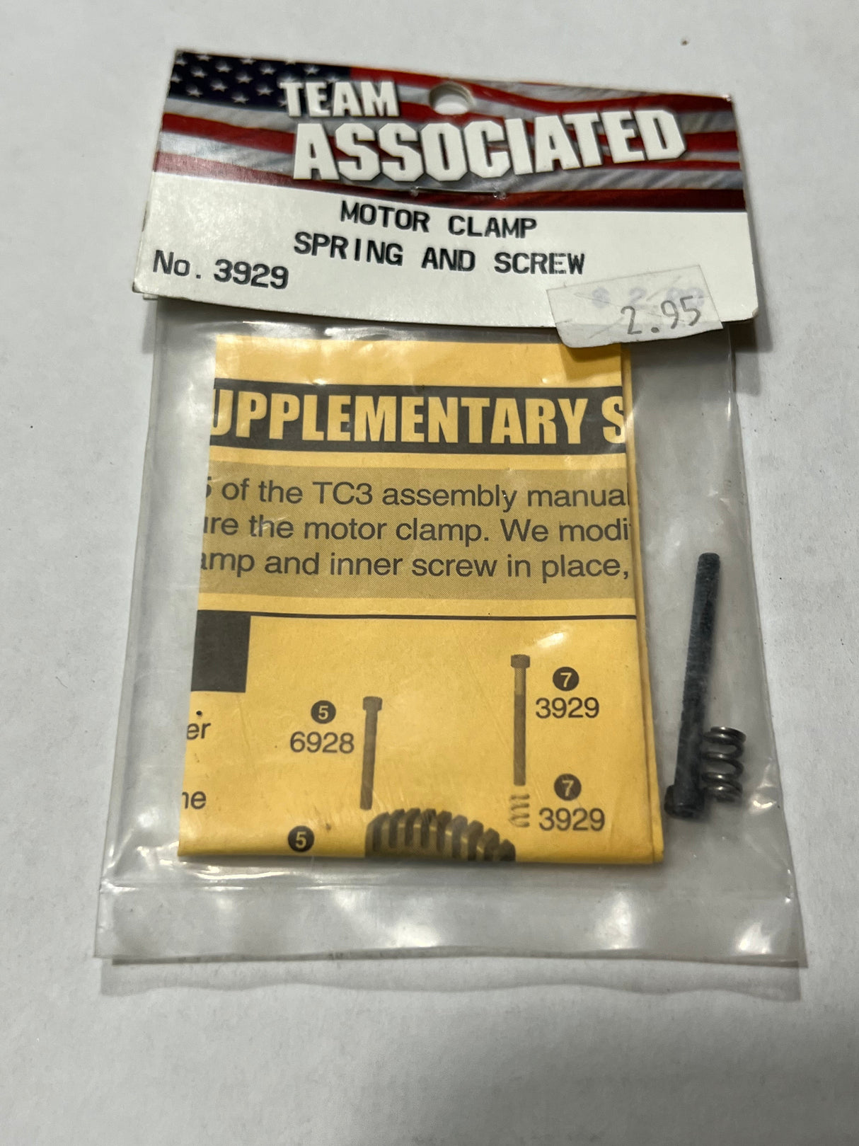 MOTOR CLAMP SPRING AND SCREW-ASC3929