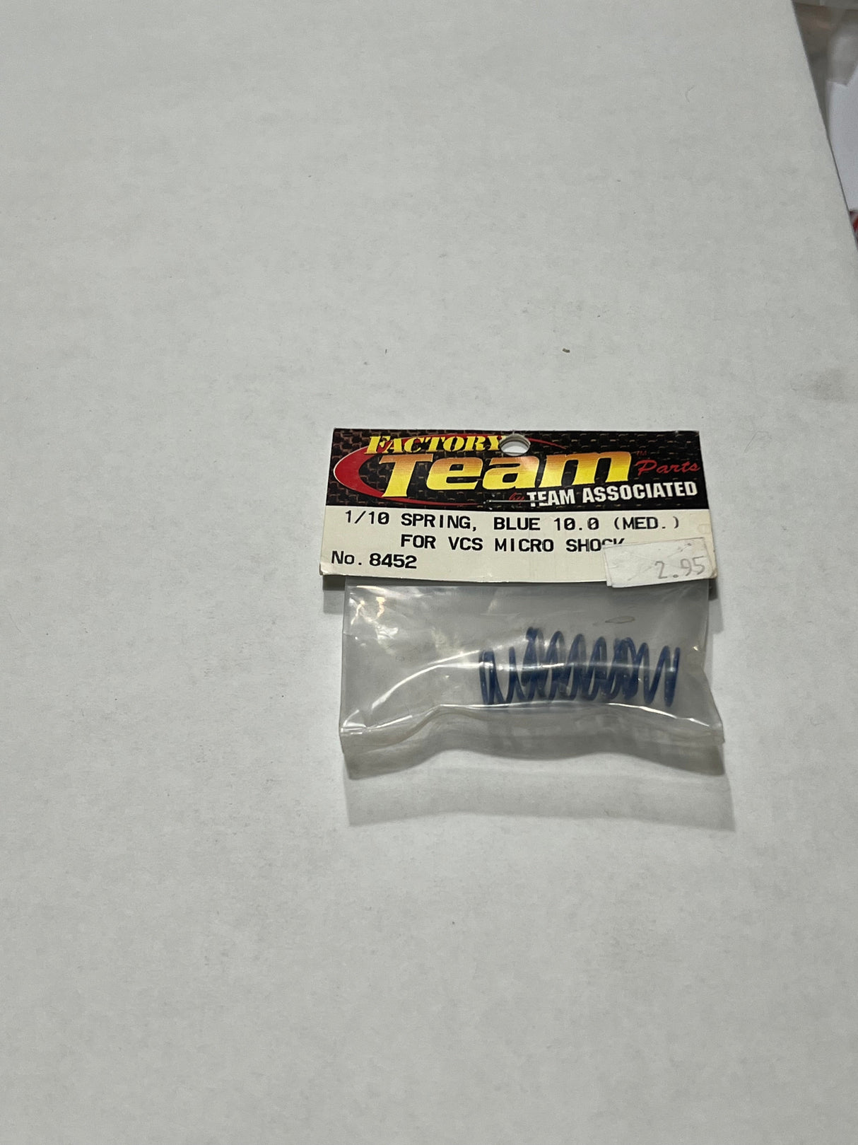 1/10 SPRING, BLUE 10.0 (MED) FOR VCS MICRO SHOCK-ASC8452