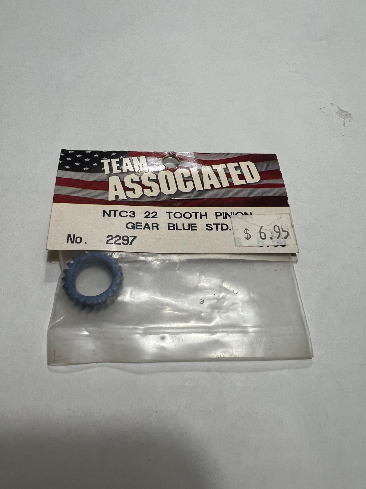 NTC3 22 TOOTH PINION GEAR BLUE STD-ASC2297