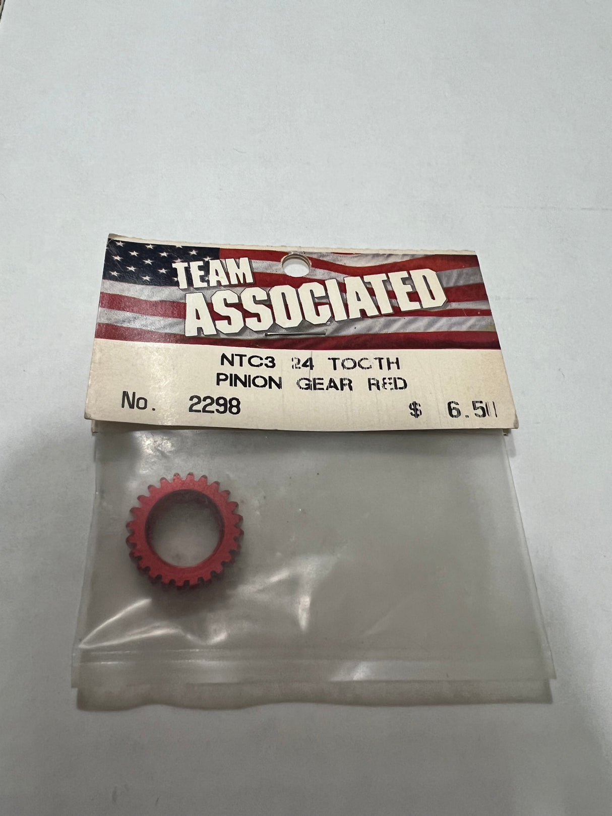 NTC3 24 TOOTH PINION GEAR RED-ASC2298