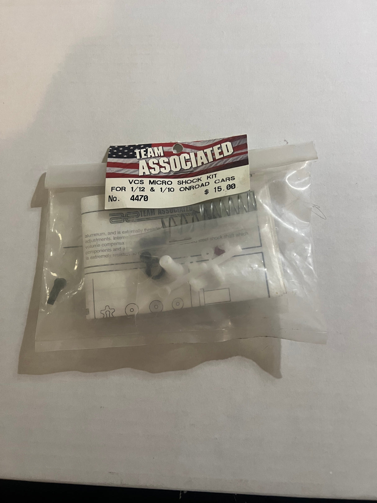 VCS MICRO SHOCK KIT FOR 1/12 & 1/10 ONROAD CARS-ASC4470