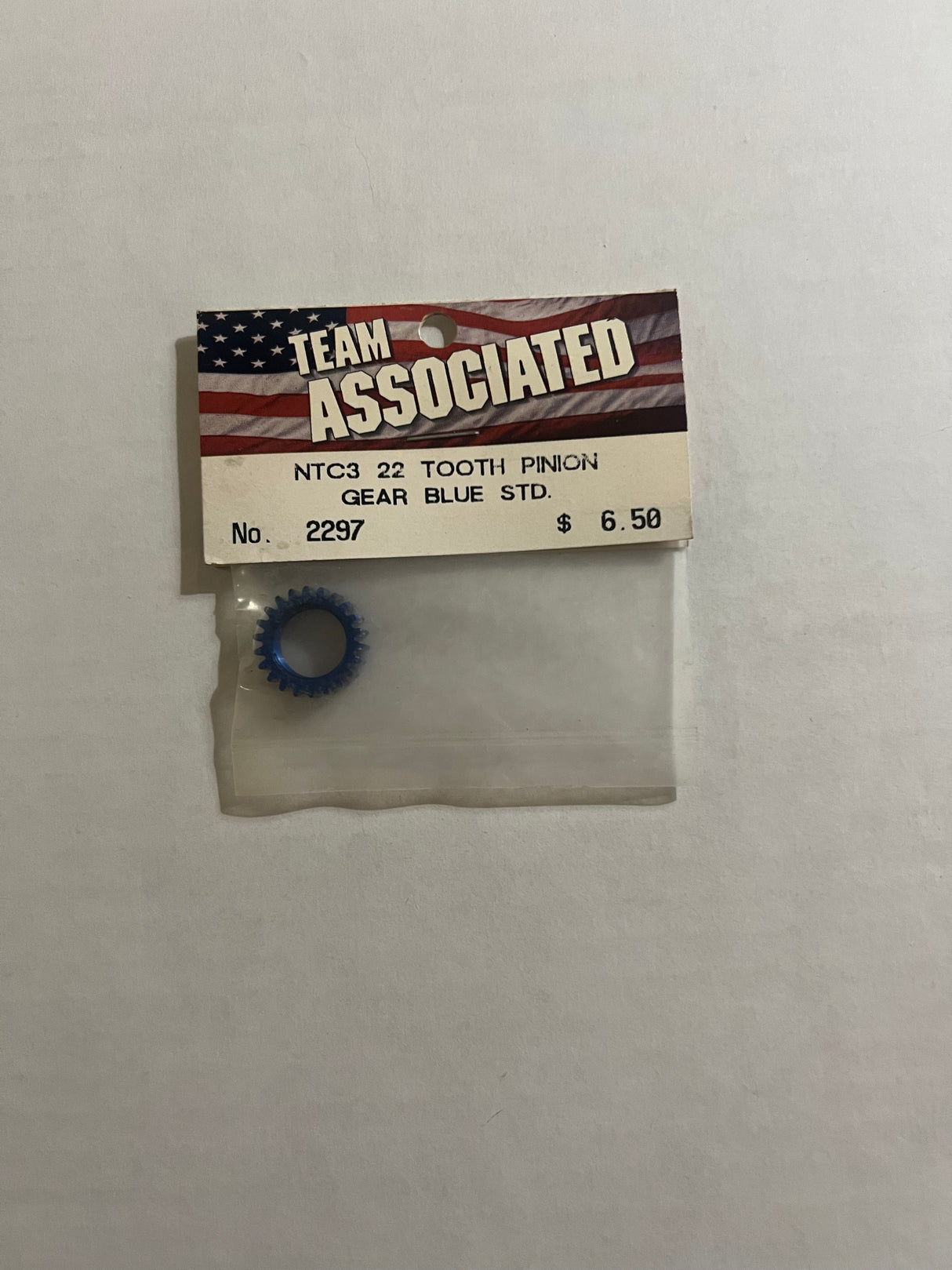 NTC3 22 TOOTH PINION GEAR BLUE ETD.-ASC2297
