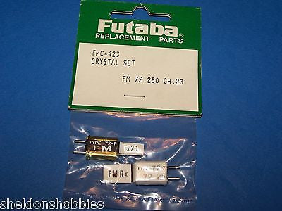 FUTABA CRYSTAL SET (FM 72.250) TX/RX CHANNEL 23 #FMC-423