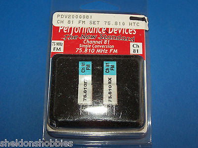 PERFORMANCE (HITEC) 75.810 MHz FM SINGLE CONVERSION CH-81 #PDV2000081