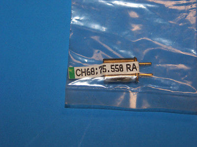 HITEC 75.550 MHz/AM CH 68 SINGLE CONVERSION RECEIVER CRYSTAL #6647568