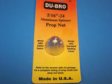 DUBRO 5/16"-24 ALUMINUM SPINNER PROP NUT #731