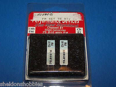 PERFORMANCE (AIRTRONICS) 75.810 MHz FM SINGLE CONVERSION CH-81 #PDV5000081