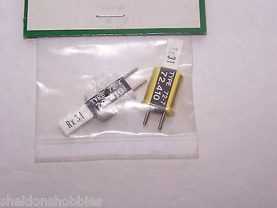 FUTABA CRYSTAL SET (FM 72.410) TX/RX CHANNEL 31 #FMC-431