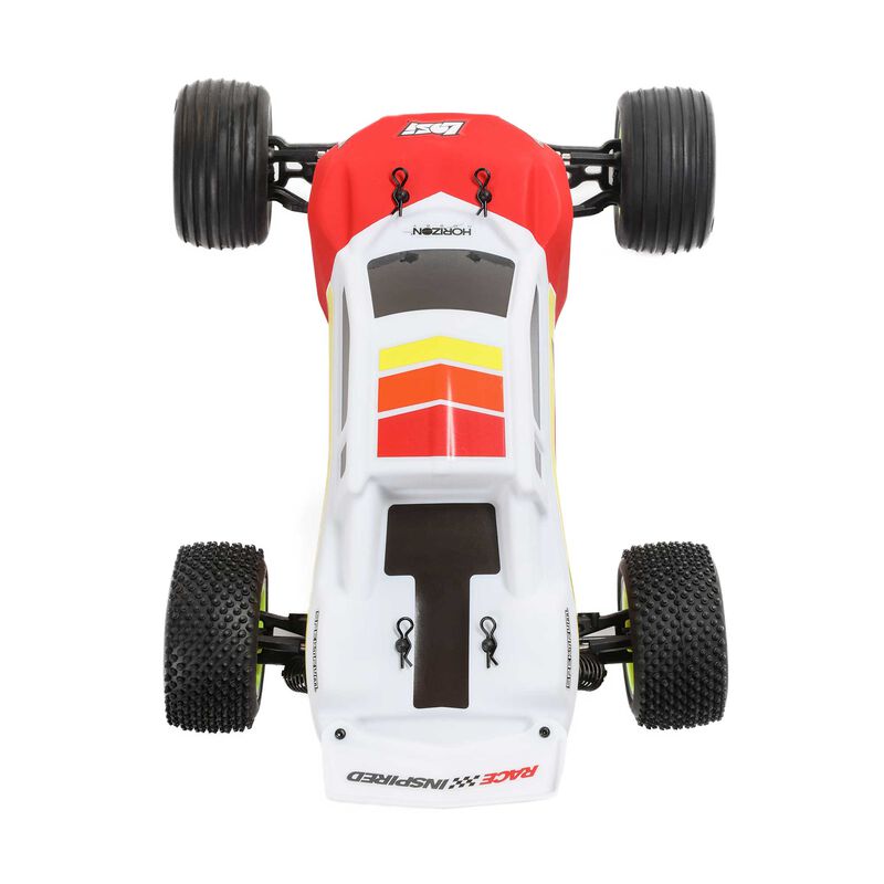 Losi 1/18 Mini-T 2.0 2S 2WD RTR Brushless Stadium Truck, Red