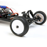 1/16 Mini-B 2WD Buggy Brushed RTR, Blue/White - LOS01016T1