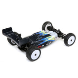 1/16 Mini-B 2WD Buggy Brushed RTR, Black/White - LOS01016T2