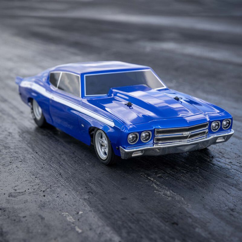 1/16 1970 Chevelle 2WD Mini No Prep Drag Car RTR, Blue - LOS01023T1