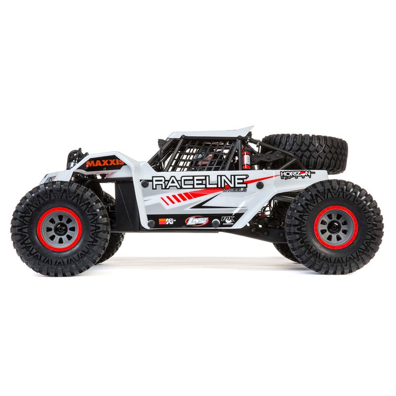 1/6 Super Rock Rey V2 4WD Rock Racer Brushless RTR White - LOS05016V2T1