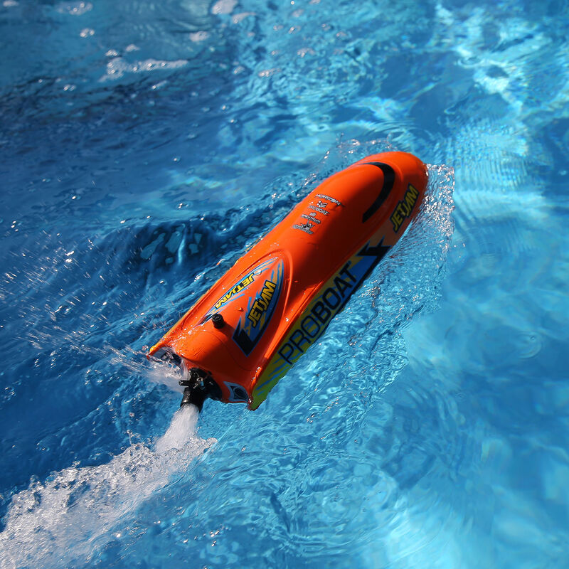 Jet Jam 12 Self-Righting Pool Racer Brushed RTR White - PRB08031T2