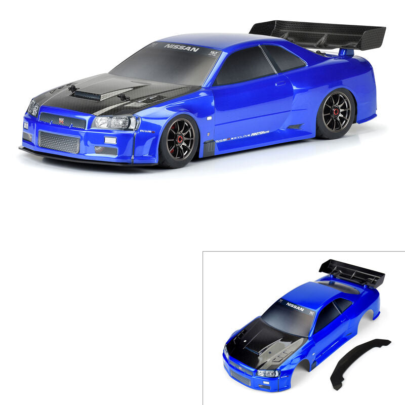 1/7 2002 Nissan Skyline GT-R R34 Painted Body Blue - PRM158413