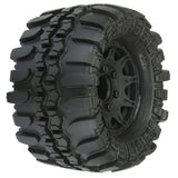 1/10 Interco Super Swamper F/R 2.8" MT Tires Mounted 12mm Black Raid (2) - PRO1011010