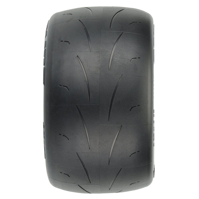 1/10 Prime Front/Rear 2.8" Street MT Tires Mounted 12mm Blk Raid (2) - PRO1011610