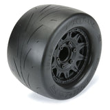 1/10 Prime Front/Rear 2.8" Street MT Tires Mounted 12mm Blk Raid (2) - PRO1011610