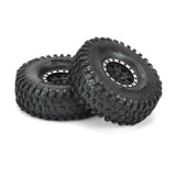 Pro-Line Racing  1/10 Hyrax Predator F/R 1.9" Mounted 12mm Blk/Slvr Impulse (2) - PRO1012812