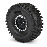 Pro-Line Racing  1/10 Hyrax Predator F/R 1.9" Mounted 12mm Blk/Slvr Impulse (2) - PRO1012812