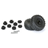 1/10 Badlands MX M2 Fr/Rr 2.2"/3.0" SC Mounted 12mm Blk Raid (2) - PRO1015610