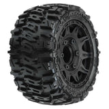 1/10 Trencher LP Front/Rear 2.8" MT Tires Mounted 12mm Blk Raid (2) - PRO1015910