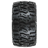 1/10 Trencher LP Front/Rear 2.8" MT Tires Mounted 12mm Blk Raid (2) - PRO1015910